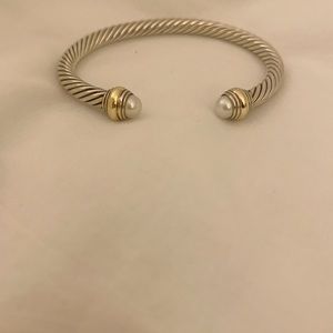 David Yurman 5mm Pearl Cable Bracelet